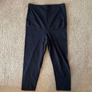 Black Maternity Capri Legging